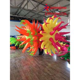 Mascot Costumes Iatable Flowers Decorated Air Model for Bar Party