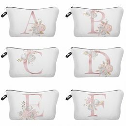 frs Alphabet Printed Cosmetic Bags Bridal Party Make Up Bags Pouch Necaries Lady Tote Bride Bridesmaid Proposal Gift Y5A0#