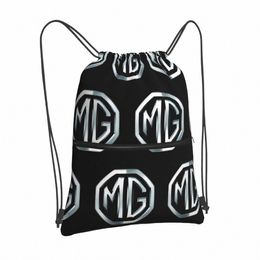 mg Drawstring Backpacks For Men Women's Bags Sports fishing pesca Lunch Bag Dance Bag Yoga Shop Competiti Metal Feeling 97bb#