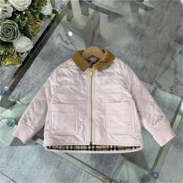 Baby designer padded jacket luxury high quality jacket children girls boys warm windproof jacket children's clothing size 100cm-160cm a4