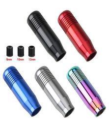 85cm Mugen Gear Shift Knob Stick Manual Transmission Universal Car Aluminium Extended Mugen Gear Shifter Head Knob Lever M10x152200019