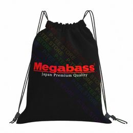 megabass Logo Japan Premium Drawstring Bags Gym Bag School Shoe Bag Eco Friendly Clothes Backpacks u9QI#