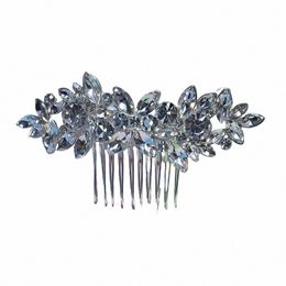 dreamy Bridal Crystal hair Comb for Wedding 2024 Hot New J9H0#