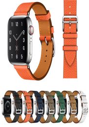 Luxury strap suitable for AppleWatch1 2345 generation leather designer cross pattern watch strap factory direct s5322541