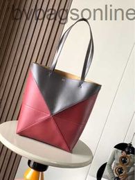 Luxury High Quality Loeweelry Designer Bags for Women Top Layer Cowhide Folding Bag Tote Bag Puzzle Fold Tote Folding Bag Womens Bag with Original 1to1 Brand Logo