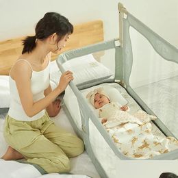 Bed Rails 3 In 1 Baby Guardrail Crib For 0 36Months Infants Safety Rail Fence Cot Cribs Adaptable To 230506 Drop Delivery Kids Materni Otdbv