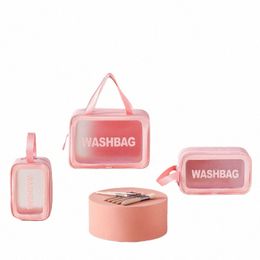 women Portable Travel W Bag Female Transparent Waterproof Makeup Storage Pouch Large Capacity Cosmetic Organizer Beauty Case d2w4#