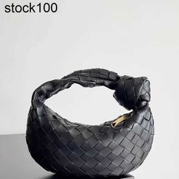 BottegVenetas Italy Women's Handbag Jodie Mini Sheepskin Woven Mini Knot Bag Underarm Dumplings Women's Bag