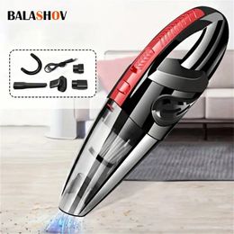 Portable Wireless Vacuum Cleaner Powerful Suction Rechargeable Handheld Quick Charge for Car Home Pet Hair 240407