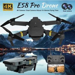 Drones 2024 E58 Mini Hight Hold Mode Professional RC Drone Foldable Arm 4K HD Camera Aerial Photography Helicopter RC Quadcopter Toy 24416