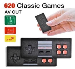 Extreme Super Mini Box 24G Wireless Gamepad Handheld Game Player Built620in Retro Classic 8 Bit Games Support TV Output Game Co7829888
