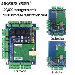 System Tcp/ip Network Door Access Control Board Panel with Software Communication Protocol Wiegand Controller for Security Protection