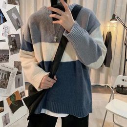 Men's Sweaters 2024 Travel Sweater Cold And Warm Trendy Spring Autumn Knitwear Student Korean Loose Handsome Knitted Clothes