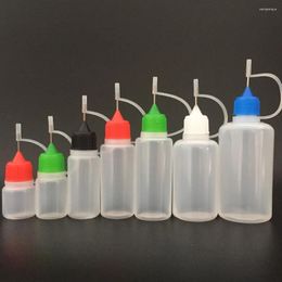 Storage Bottles 200pcs Needle Vials 3ml 5ml 10ml 15ml 20ml 30ml 50ml PE Soft Empty E Liquid Dropper For Juice With Metal Tips