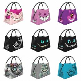 cheshires Cat Thermal Insulated Lunch Bags Kawaii Resuable Lunch Ctainer for Outdoor Cam Travel Storage Meal Food Box A4Fo#