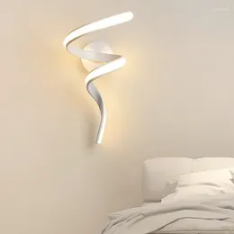 Wall Lamps Modern Minimalist LED Lamp Bedside Sconce For Living Room Bedroom Background Indoor Home Decor Lighting Fixture Lustre