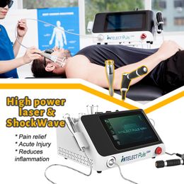 2 In 1 1064nm Cold Laser Therapy 10Bar Shock Wave ED Treatment Extracorporal Shockwave Pain Relief Body Massager Physiotherapy Device