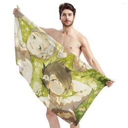 Towel TOADDMOS The Promised Neverland Luxury Design Cosy Beach Anime Adult Child Home Absorbent Soft Face Toalla Microfibr