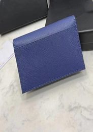 Mens Card pocket designer wallets Credit Cards holder for men Business Cards Purse Mini Wallet Coins Pockets Black Blue9620874