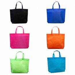 women Foldable Shop Bag Reusable Eco Large Unisex Fabric N-Woven Shoulder Bags Tote Grocery Large Bags Pouch Y5Ia#