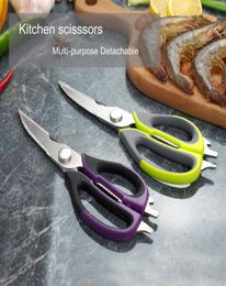 Multifunction Poultry Shears Detachable Heavy Duty Kitchen Scissors for Cutting Chicken Fish6912456