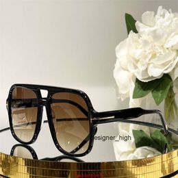 TF Designer Toms Fords Sunglasses for Women Ft884 Oversized Frame Lenses Men Classic Brand Original Box Sale N2IS