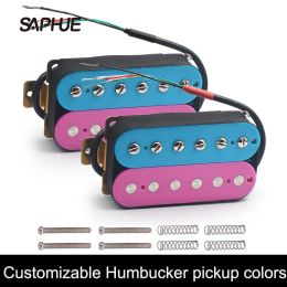 Guitar Electric Guitar Humbucker 12 Adjustable Hex Screw Dual Coil for 6 String Guitar Coil Spliting Pickup N7.5K/B15K Output Purple