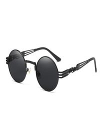 Round Sunglasses Steampunk Men Women Fashion Glasses With Metal Frame Retro Vintage Sunglasses UV400 Cheap Eyewear5165771