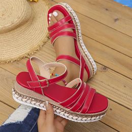 Sandals Platform High Heels Women Wedges Shoes Fashion 2024 Dress Slippers Summer Brand Beach Pumps Walking Mujer Zapatillas