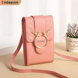 Shoulder Bags Brand Mini Crossbody Bag Women High Quality Cellphone Pocket Ladies Purse Clutch Fashion PU Leather Hasp Trend Handbags