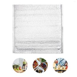 Storage Bags 20pcs Disposable Insulation Bag Thick Aluminum Foil Food Fast Fresh-Keeping Take-Out Pouch For Fruit Picnic