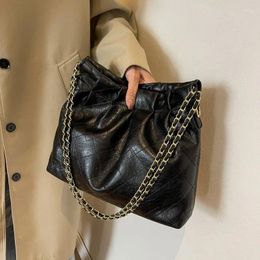 Shoulder Bags Large Tote For Women 2024 Chain High Quality Korean Brand Pu Leather Female Fashion Designer Ladies Handbags