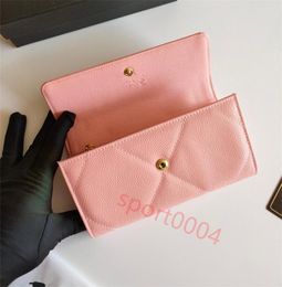 Pink Women039s Long Short Leather Wallet Classic Brand Versatile Male Female Cardholder Zero Wallet Large Capacity8629742