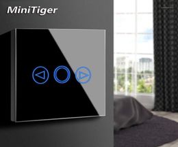 MiniTiger EUUK Standard LED light Touch Switch Touch Sensor Dimmer Wall Power Screen light Switch Glass Panel12968245