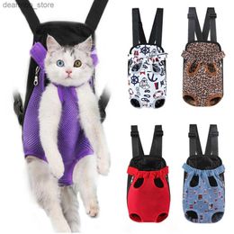 Cat Carriers Crates Houses Pet Cat Do Carrier Backpack Mesh Camouflae Outdoor Travel Products Perros Breathable Shoulder Handle Bas for Small Do Cats L49