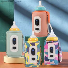 Bottle Warmers Sterilizers# 1 set of convenient small baby bottle heater C-type cable 3-layer adjustable car travel USB baby bottle heater Q240416