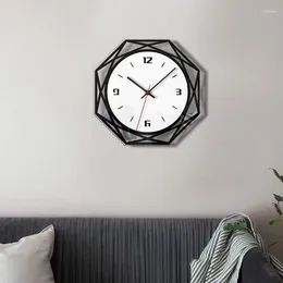 Wall Clocks Acrylic Clock Creative Black And White Transparent Geometric Watch