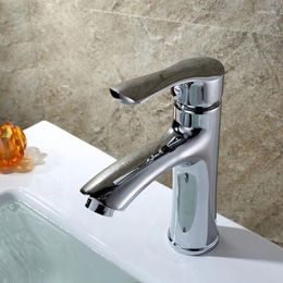 Bathroom Sink Faucets Alloy Washbasin Faucet Wholesale Cabinet Cold And Single Handle Hole