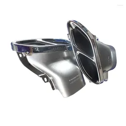 Set Car Exhaust Tip Pipe Stainless Mufflers Decorations For 15 Year E/C/W205/C180/C200/C260L/GLE/GLC