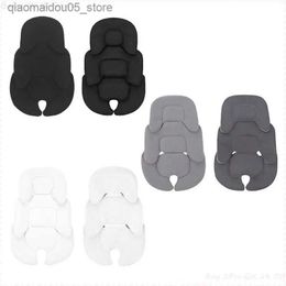 Stroller Parts Accessories 1 piece of baby stroller cushion baby stroller seat insertion head body support pillow Plum heat pad breathable pad Q240416