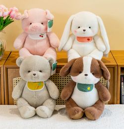 New cute teddy bear plush toys for children, soothing dolls, girls, birthday gifts, cross-border foreign trade wholesale