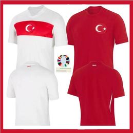 Turkiye Soccer Jersey 2024 Euro Cup Turkey National Team Home Away DEMIRAL Kokcu YILDIZ ENES calhanoglu Football Shirts 2025 Retro 1995 1996 95 Red white Sweatshirt