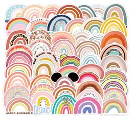 50Pcs Cartoon Rainbow Landscape Cute Stickers Pack For Kids Water Bottle Decals Notebook Kawaii Diy Toys Laptop Phone Case Baby Sc9806561