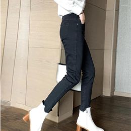 Women's Jeans Autumn Ankle Wave High Waist Length Pants Stretch Skinny Straight Denim Mujer Plus Size Boots Pants4XL