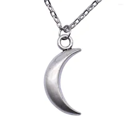 Pendant Necklaces 1pcs Moon Male Necklace Phone Jewelry Materials Handmade Chain Length 43 5cm