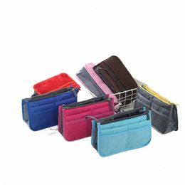 insert Bag Women Nyl Travel Insert Organiser Handbag Cosmetic Bags Travel Inner Purse Portable Handbag Storage Organiser t5fU#