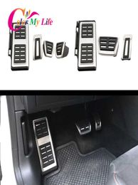 Car Pedals Cap Foot Rest Cover Brake Clutch Pedal for VW Tiguan L Allspace T-Roc T-cross Troc Tcross1573526