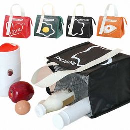 thermal Lunch Dinner Bags Oxford Cloth Handbag Picnic Travel Breakfast Box School Child Cvenient Food Lunch Bag Tote e6ZR#