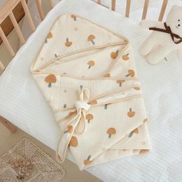 Blankets K5DD Baby Wrapping Swaddle Blanket Unisex Print Sleeping Sack Infants Shower Gift