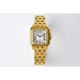 expensive panthere watch gold watches women 1;1 diamond bezel womenwatch 5A high quality swiss quartz uhr ladies relojes arabic dial montre original thick 6mm